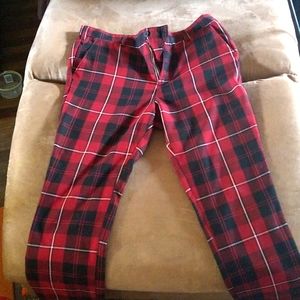 Plaid pants